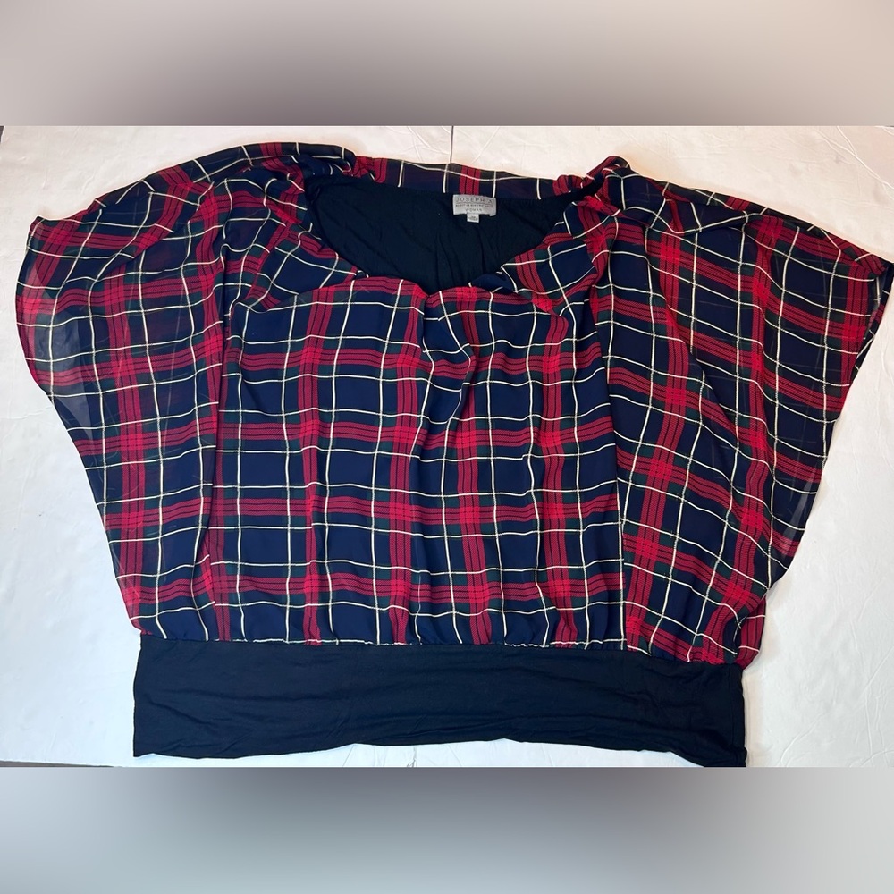 Joseph A.Qu’est-ce Que c’est Silk?Womens Butterfly Batwing Sleeve Top Plus 3X - Picture 6 of 16